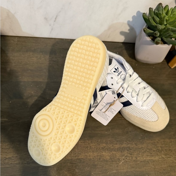 adidas Samba OG Cloud White / Night Indigo / Cream White - Picture 9 of 10